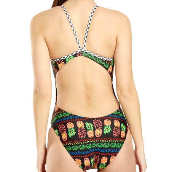 The Finals Funnies Tropical Party WingBack NonFoil 1pc Swimsuit Multi Size 26 - Picture 4 of 8